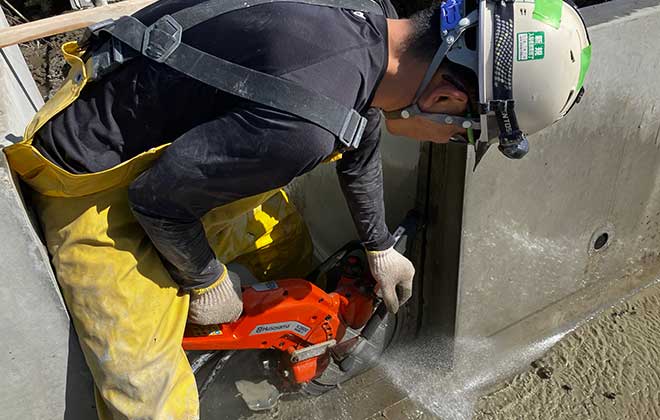 リングカッター工事